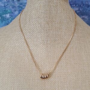 Necklace with Ring Accents